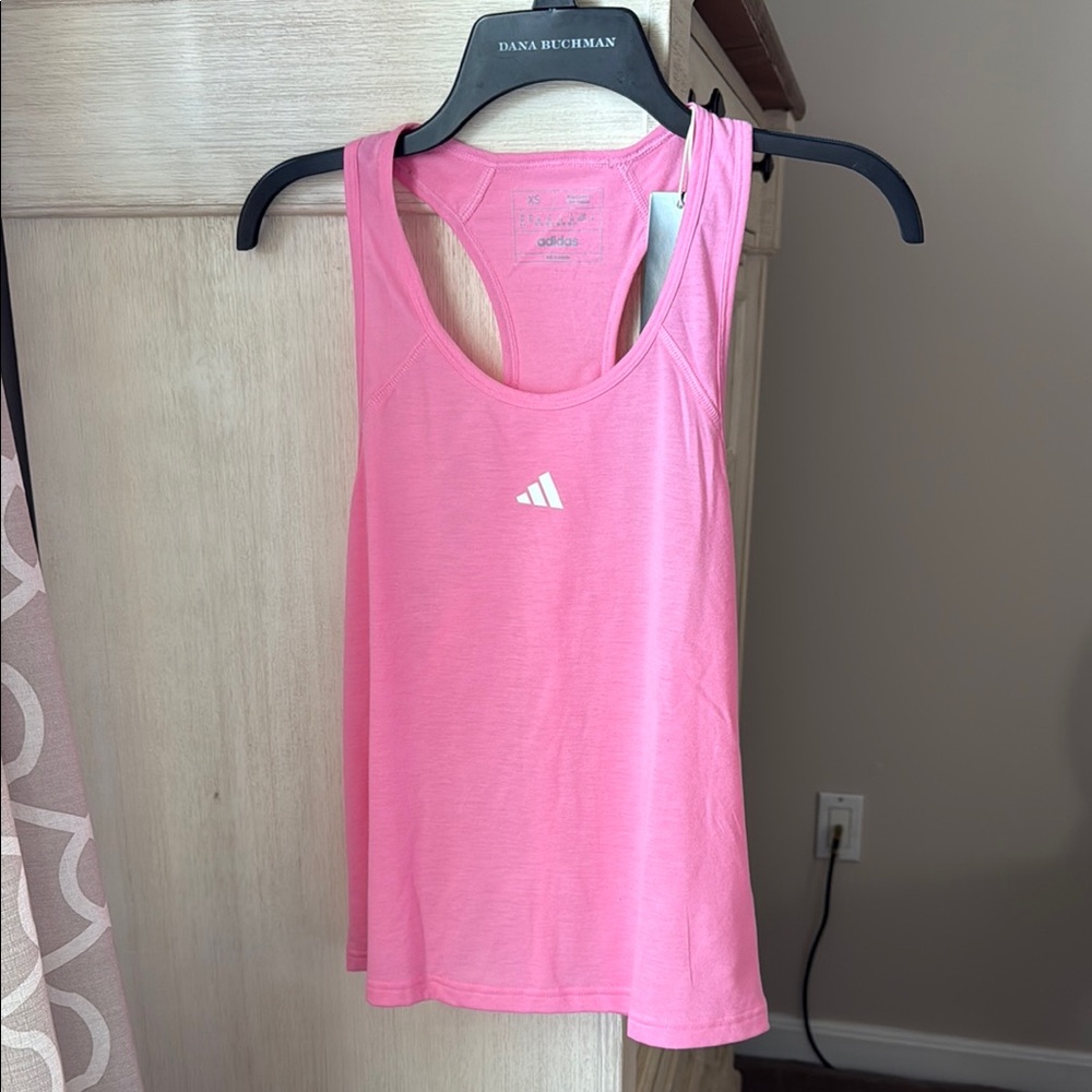 Adidas Train Essentials Racerback Pink Tank Top